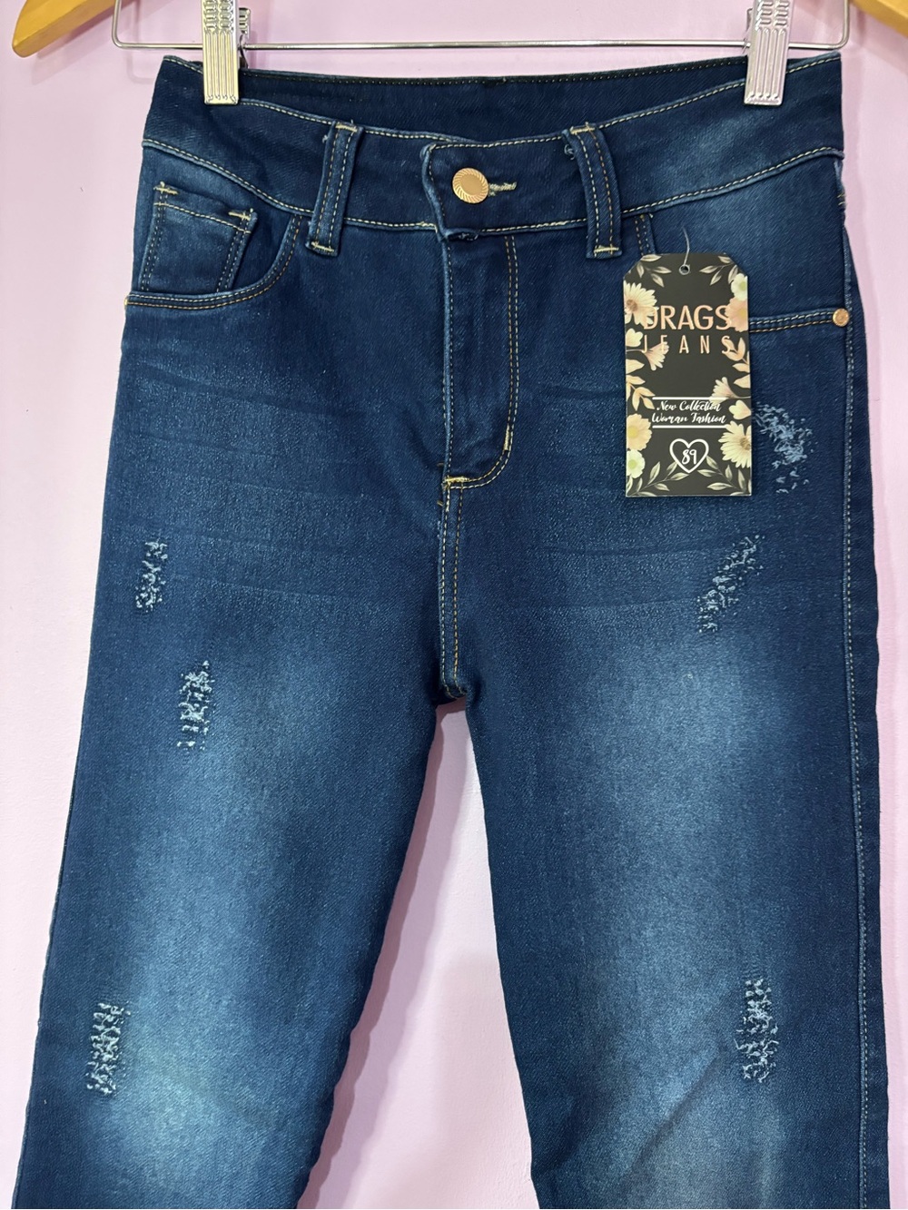 Colombian jeans with effect push up